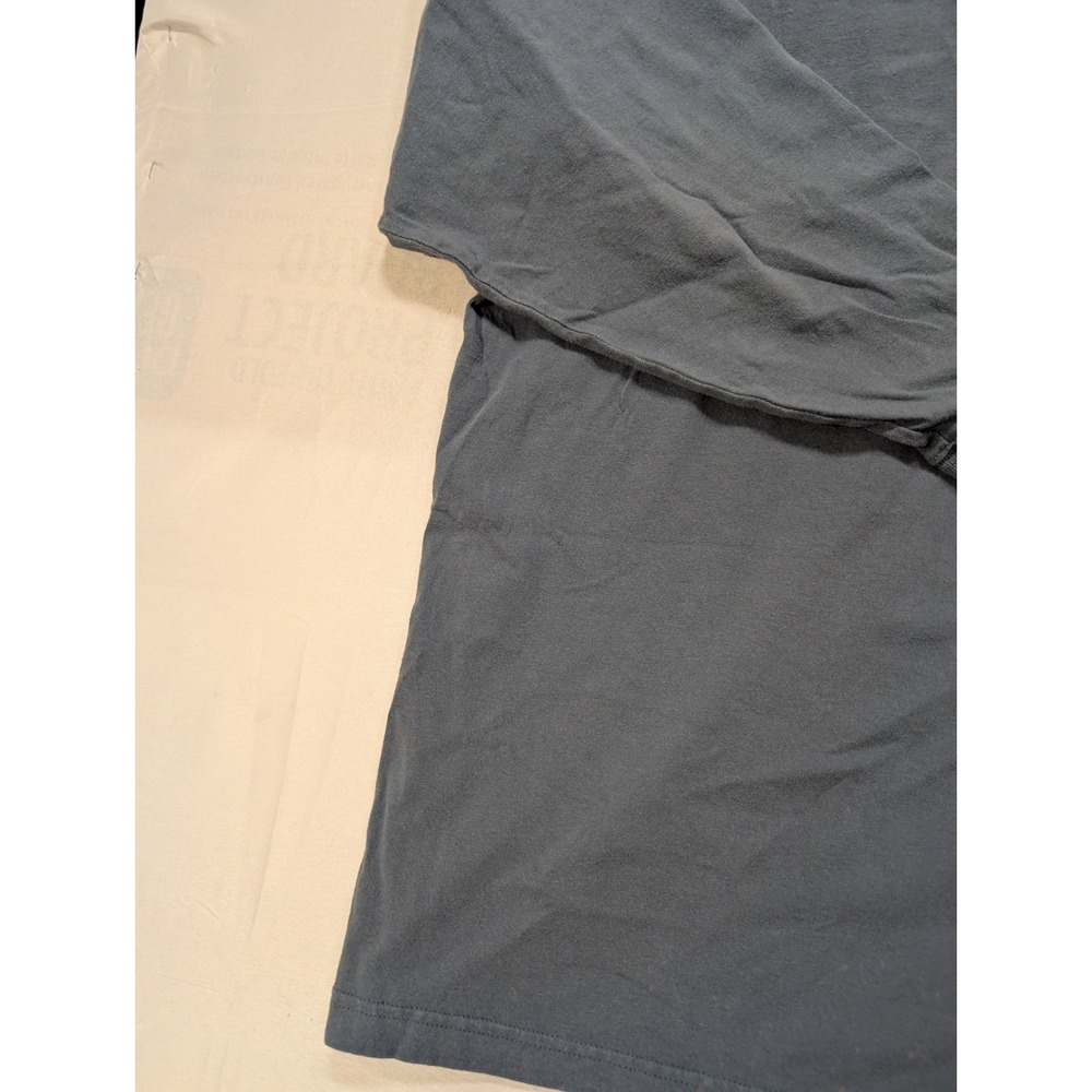 Carhartt Mens 2XL Tall Long Sleeve Pocket T-Shirt Blue Original Fit K126 - Picture 2 of 13
